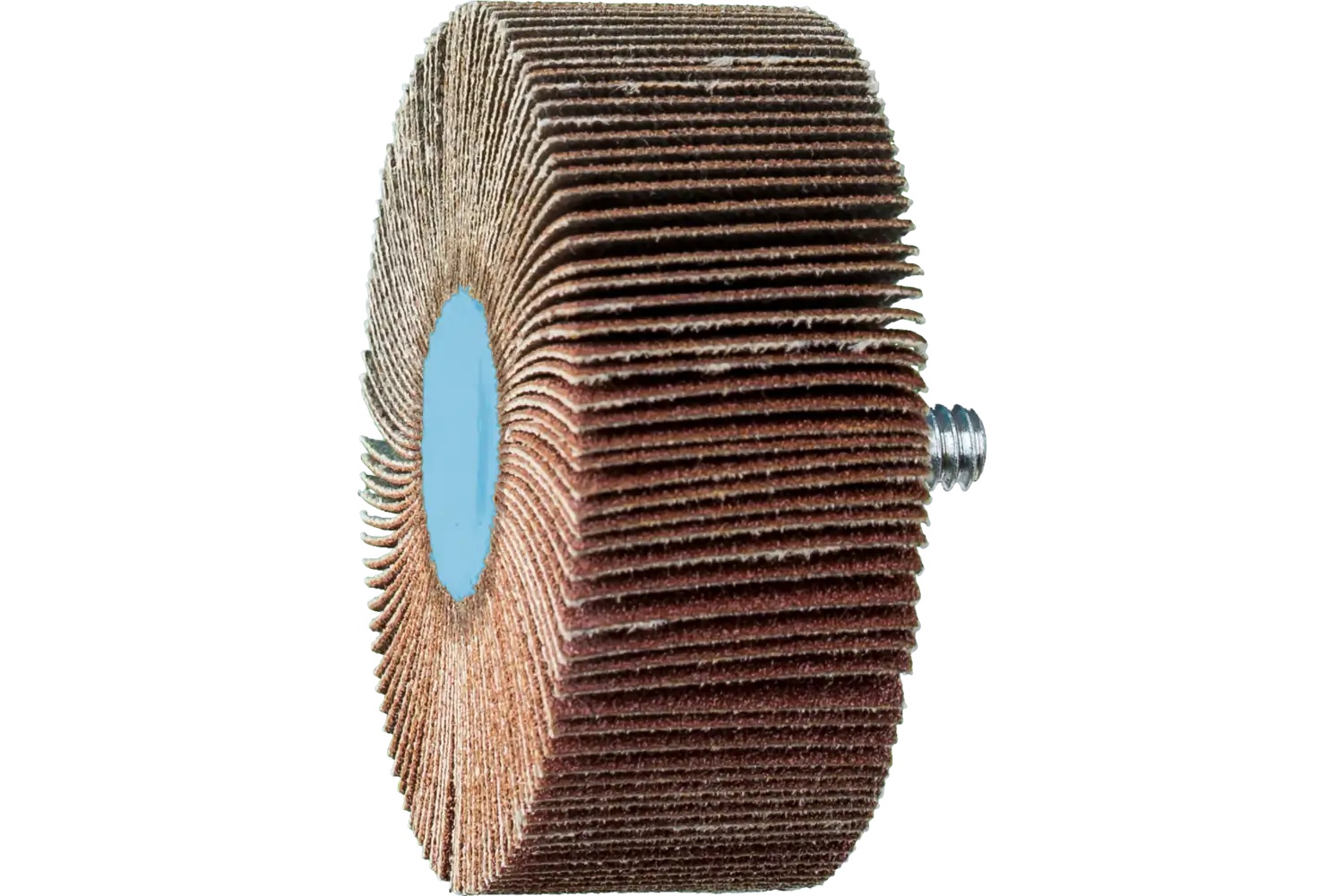 Picture of Pferd Quick Change Flap Wheel, 2-1/2" X 1, 120 Grit, 1/4-20 Thread, Aluminum Oxide